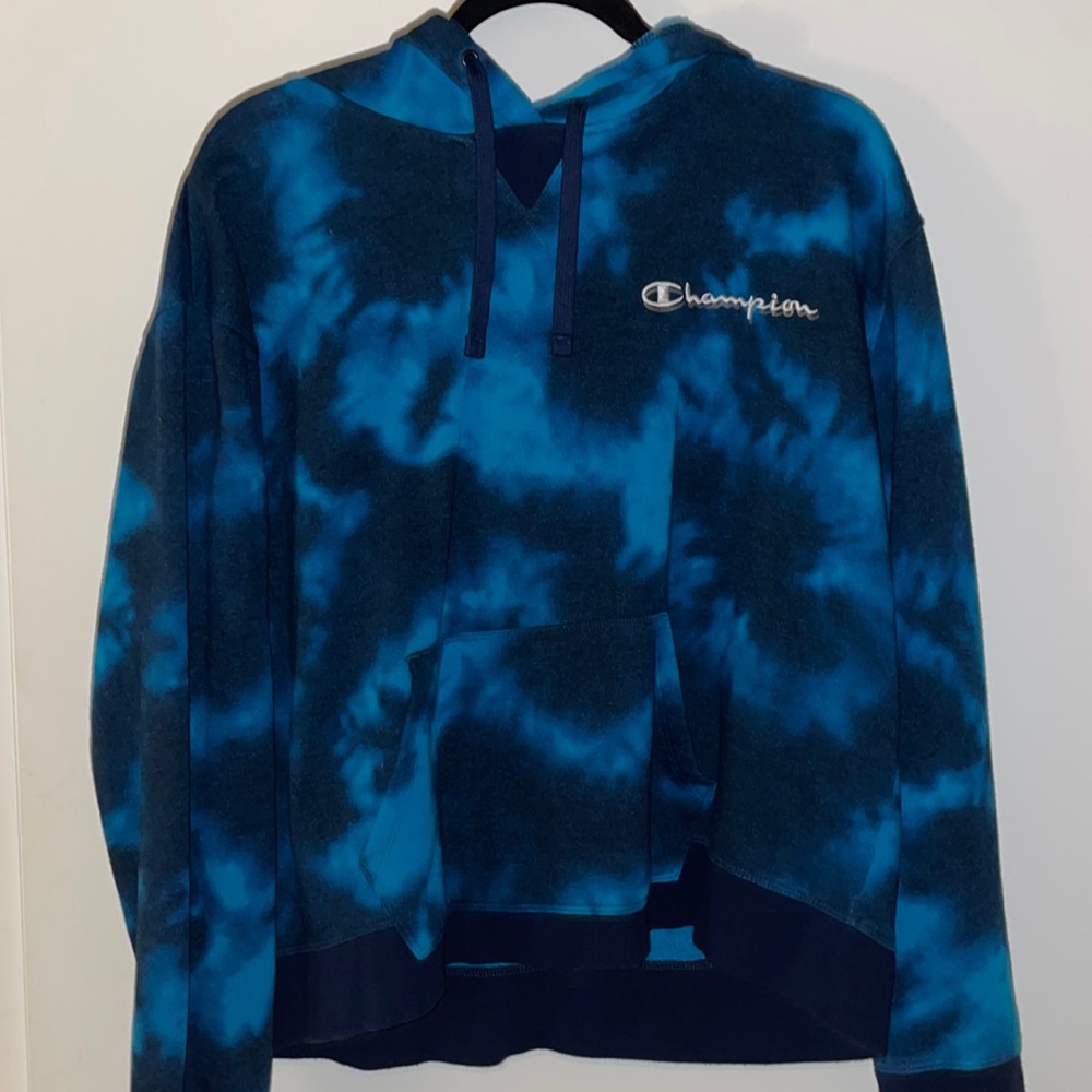 Champion hoodie.